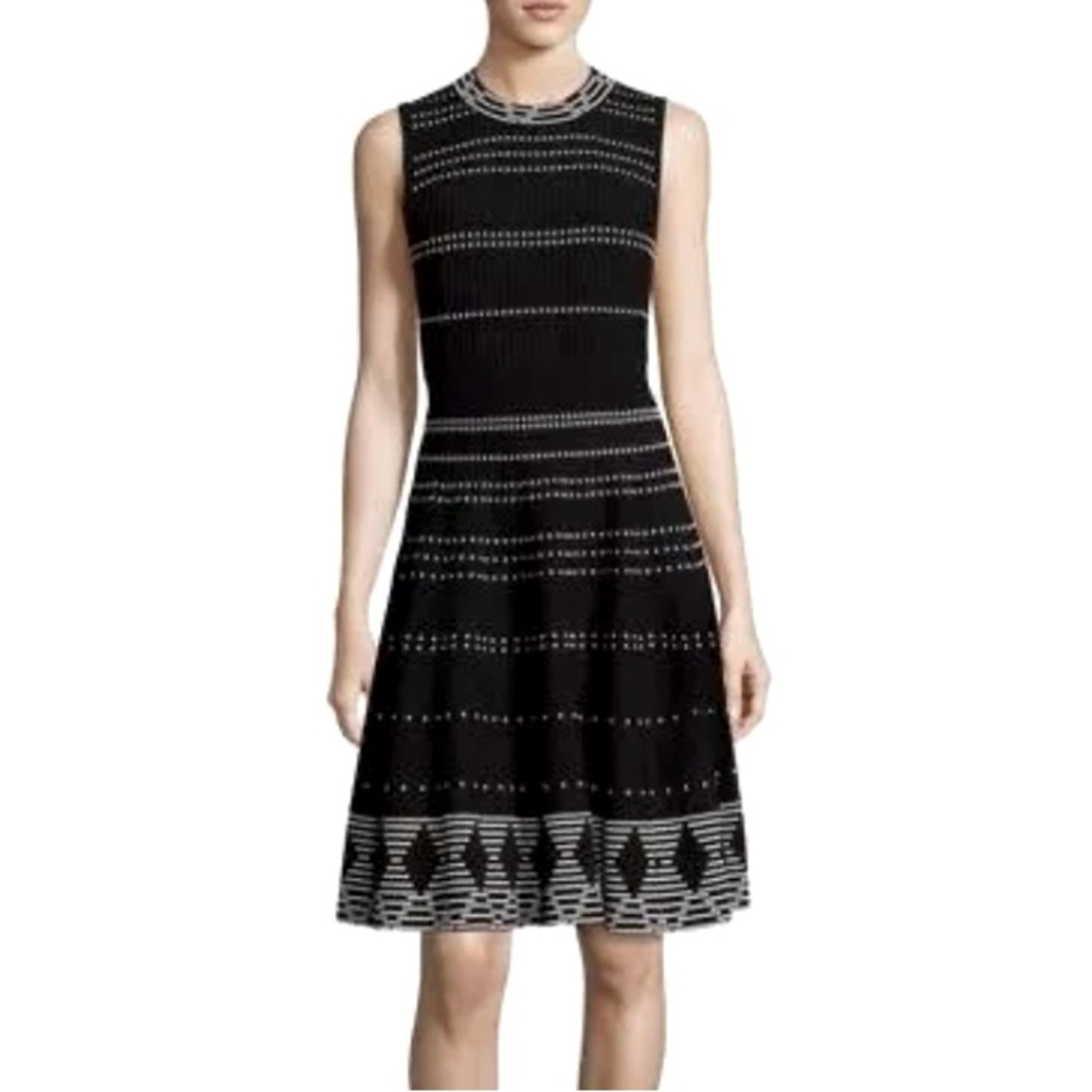 Kate Spade Sleeveless Textured Fit & Flare Knit Dress